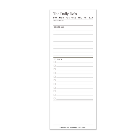 The Daily Do Notepad