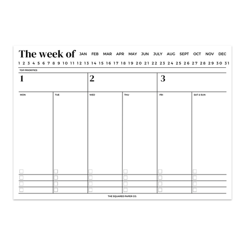The Weekly Notepad 1