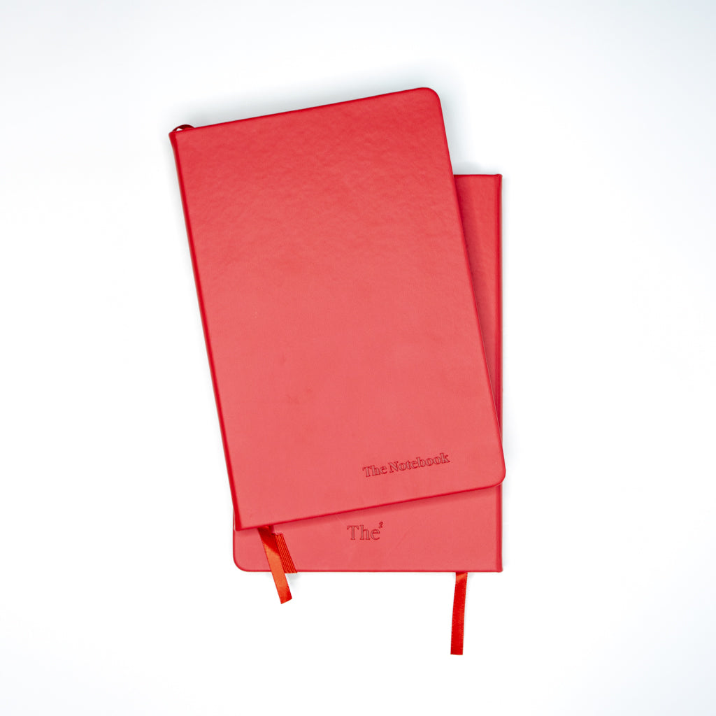 Ruby Red Notebook The Notebook - Cherry Red – The Squared Paper Co